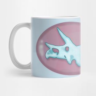 Triceratops in Rose Quartz Mug